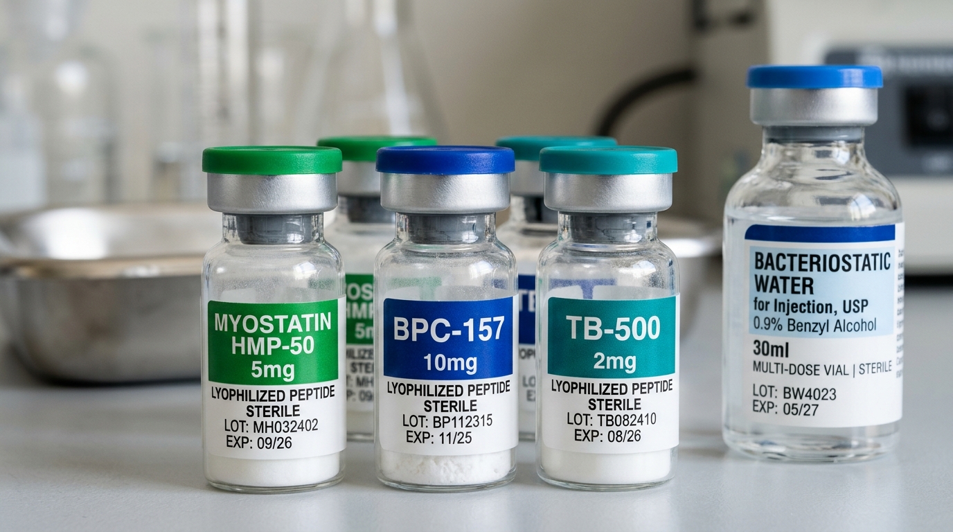 Peptide Calculator lyophilized vials